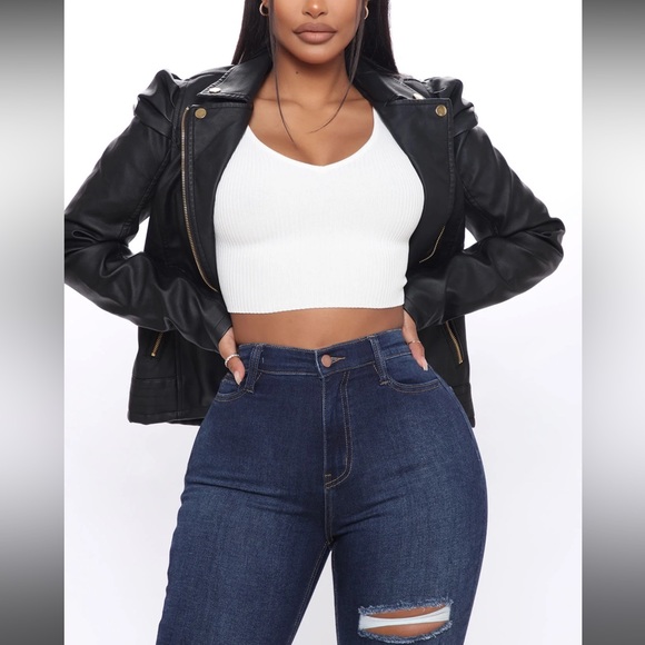 Fashion Nova Jackets & Blazers - Faux leather Jacket